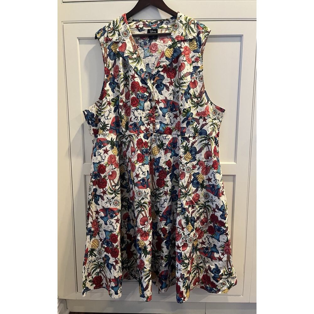 DISNEY LILO & STITCH Women’s midi dress Sz. 28 (2X)